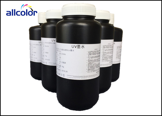حبر طابعة UV CMYK المغناطيسي ، حبر قابل للشفاء رأس الطباعة DX5 DX7 من إبسون
