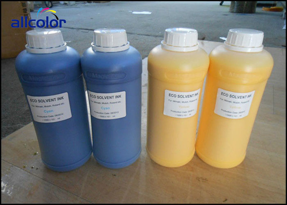 CMYK Color Epson Eco Solvent Ink لرأس Epson Dx5 Dx6 Dx7